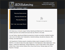 Tablet Screenshot of jedibalancing.com